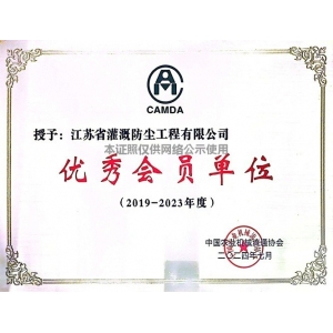 中国农业机械流通协会优秀会员单位